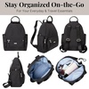 image:imageBaggallini womens New Classic Heritage With Rfid Phone Wristlet All Day Backpack Black One Size USBlack