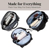 image:imageBaggallini womens New Classic Heritage With Rfid Phone Wristlet All Day Backpack Black One Size USBlack Cheetah Emboss