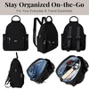 image:imageBaggallini womens New Classic Heritage With Rfid Phone Wristlet All Day Backpack Black One Size USBlack Cheetah Emboss