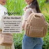 image:imageBaggallini womens New Classic Heritage With Rfid Phone Wristlet All Day Backpack Black One Size USBlack Faux Shearling