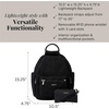 image:imageBaggallini womens New Classic Heritage With Rfid Phone Wristlet All Day Backpack Black One Size USBlack Faux Shearling