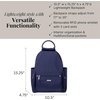 image:imageBaggallini womens New Classic Heritage With Rfid Phone Wristlet All Day Backpack Black One Size USNavy