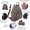 image:imageBaggallini womens New Classic Heritage With Rfid Phone Wristlet All Day Backpack Black One Size USSterling Shimmer