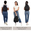 image:imageBaggallini womens New Classic Heritage With Rfid Phone Wristlet All Day Backpack Black One Size USSterling Shimmer