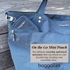 image:imageBaggallini womens On the Go Mini PouchIndigo Petal