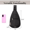 image:imageDaily Sling  Lightweight 126x75 Sling Crossbody Bag with Convertible Adjustable Shoulder StrapBlack