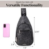 image:imageDaily Sling  Lightweight 126x75 Sling Crossbody Bag with Convertible Adjustable Shoulder StrapMidnight Blossom Print