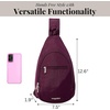 image:imageDaily Sling  Lightweight 126x75 Sling Crossbody Bag with Convertible Adjustable Shoulder StrapMulberry