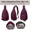 image:imageDaily Sling  Lightweight 126x75 Sling Crossbody Bag with Convertible Adjustable Shoulder StrapMulberry
