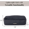 image:imageLong Pocket Cosmetic  Lightweight 78x 31x21 Makeup Bag  Travel Essentials Makeup OrganizerFrench Navy