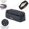 image:imageLong Pocket Cosmetic  Lightweight 78x 31x21 Makeup Bag  Travel Essentials Makeup OrganizerFrench Navy