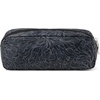 image:imageLong Pocket Cosmetic  Lightweight 78x 31x21 Makeup Bag  Travel Essentials Makeup OrganizerMidnight Blossom Print