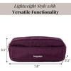image:imageLong Pocket Cosmetic  Lightweight 78x 31x21 Makeup Bag  Travel Essentials Makeup OrganizerMulberry