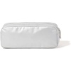 image:imageLong Pocket Cosmetic  Lightweight 78x 31x21 Makeup Bag  Travel Essentials Makeup OrganizerSilver Metallic
