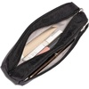 image:imageLong Pocket Cosmetic  Lightweight 78x 31x21 Makeup Bag  Travel Essentials Makeup OrganizerSilver Metallic