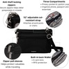image:imageSecurtex AntiTheft Stash Crossbody  925x 625 Travel Safe Bag wLocking ZippersBlack