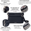 image:imageSecurtex AntiTheft Stash Crossbody  925x 625 Travel Safe Bag wLocking ZippersFrench Navy