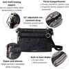 image:imageSecurtex AntiTheft Stash Crossbody  925x 625 Travel Safe Bag wLocking ZippersMidnight Blossom
