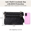 image:imageSecurtex AntiTheft Stash Crossbody  925x 625 Travel Safe Bag wLocking ZippersMidnight Blossom