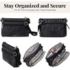 image:imageSecurtex AntiTheft Stash Crossbody  925x 625 Travel Safe Bag wLocking ZippersMidnight Blossom