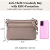 image:imageSecurtex AntiTheft Stash Crossbody  925x 625 Travel Safe Bag wLocking ZippersMoonrock