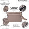 image:imageSecurtex AntiTheft Stash Crossbody  925x 625 Travel Safe Bag wLocking ZippersMoonrock