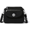 image:imageBaggallini Calais Crossbody Bags for Women 10x7 Lightweight WaterResistant Travel Purse RFID amp Interior OrganizationBlack
