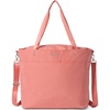 image:imageBaggallini Carryall Tote  Lightweight Nylon Zipper Top Weekender Travel Beach Bag wLuggage SleeveTerracotta
