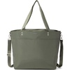 image:imageBaggallini Carryall Tote  Lightweight Nylon Zipper Top Weekender Travel Beach Bag wLuggage SleeveThyme