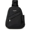 image:imageBaggallini Medium Sling Backpack  9x11 Lightweight Sling Bag with Convertible Adjustable Shoulder StrapBlack