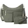 image:imageBaggallini Modern Everywhere Crossbody Bag for Women 11x9x45 Rfid Hobo BagThyme