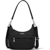 image:imageBaggallini Modern Pocket Half Moon 11x105 Shoulder Women WReplaceable Straps Converts to Crossbody BagBlack