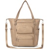 image:imageBaggallini Nolita Convertible Backpack  11x14 Travel Backpack Shoulder Tote Crossbody Bag wRFID Tech Luggage Sleeve amp Laptop PocketTaupe Twill