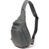 image:imageBaggallini Securtex AntiTheft Multi Zip Sling  Lightweight 86x152 Travel Bag with Locking Zippers amp RFID ProtectionCharcoal
