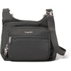 image:imageBaggallini Securtex Antitheft Crossover Crossbody Bag 11w X 85h Rfid Builtin Wallet Locking ZippersCharcoal