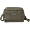 image:imageBaggallini Triple Zip with Front WalletTrifecta RFID Wallet CrossbodyOlive Heritage