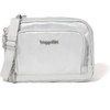 image:imageBaggallini Triple Zip with Front WalletTrifecta RFID Wallet CrossbodySilver Metallic