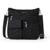 image:imageBaggallini Womens Modern Everywhere Slim CrossbodyBlack Quilt