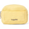 image:imageBaggallini Womens Pocket Cosmetic  Lightweight Bag  Travel Essentials Makeup Organizer MiniButter Yellow