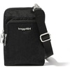 image:imageBaggallini Womens Securtex Antitheft Activity Crossbody BagBlack Cheetah
