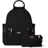 image:imageBaggallini womens New Classic Heritage With Rfid Phone Wristlet All Day Backpack Black One Size USBlack Cheetah Emboss