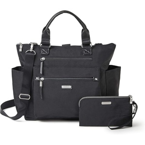 image:image3in1 Convertible Backpack Tote Handbag  15x12 Lightweight Travel Bag w RFID Phone WristletBlack