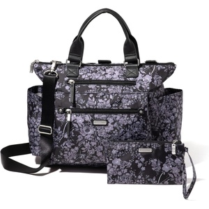 image:image3in1 Convertible Backpack Tote Handbag  15x12 Lightweight Travel Bag w RFID Phone WristletBlack Hydrangea