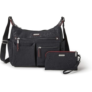 image:imageBaggallini Anywhere Large Hobo with RFID Phone WristletBlack Cheetah