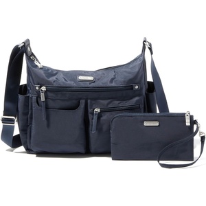 image:imageBaggallini Anywhere Large Hobo with RFID Phone WristletFrench Navy