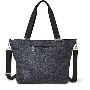 image:imageBaggallini Avenue Tote  12x18 Laptop Tote Bag for Women  Lightweight Work Travel Carry On BagMidnight Blossom