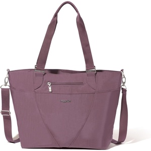 image:imageBaggallini Avenue Tote  12x18 Laptop Tote Bag for Women  Lightweight Work Travel Carry On BagMisty Purple