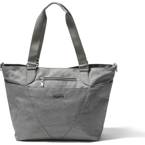 image:imageBaggallini Avenue Tote  12x18 Laptop Tote Bag for Women  Lightweight Work Travel Carry On BagStone