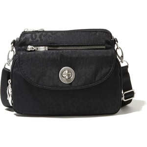 image:imageBaggallini Calais Crossbody Bags for Women 10x7 Lightweight WaterResistant Travel Purse RFID amp Interior OrganizationBlack Cheetah Emboss