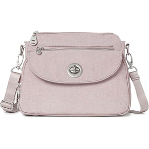 image:imageBaggallini Calais Crossbody Bags for Women 10x7 Lightweight WaterResistant Travel Purse RFID amp Interior OrganizationBlush Shimmer